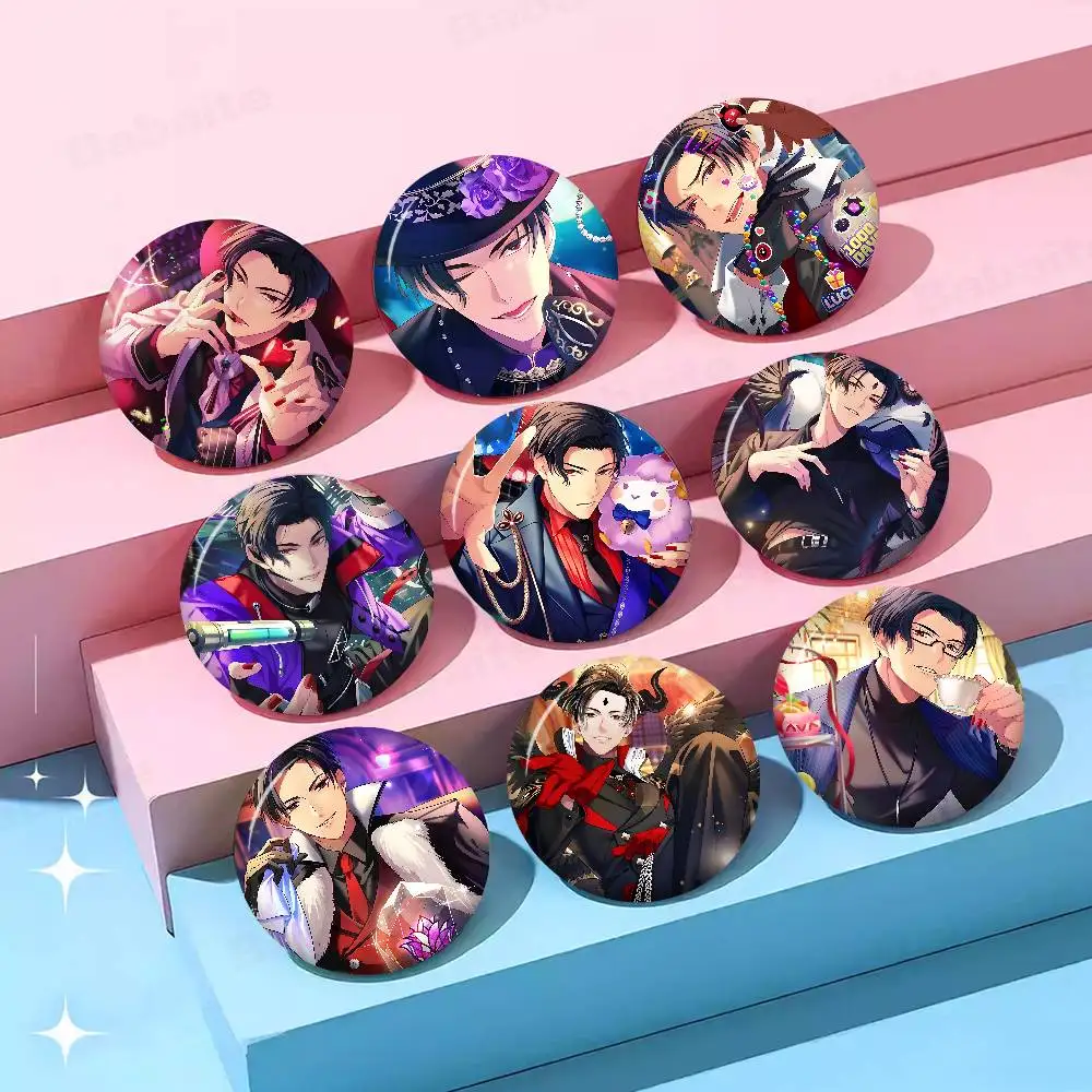 Cartoon O-Obey Me Lucifer Cool Brooches Soft Button Pin Funny Silly Gnarpy on A Skateboard Meme Badge Gamer Collection Gifts