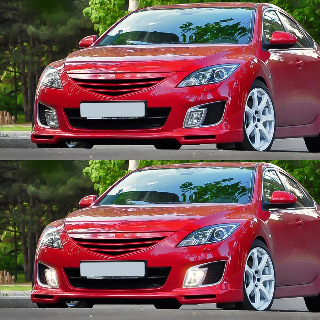 

Car Fog Lamp For Mazda 6 Atenza 2008 2009 2010 2011 2012 Front Bumper LED Fog Light Daytime Running Light Car Accessories 12V