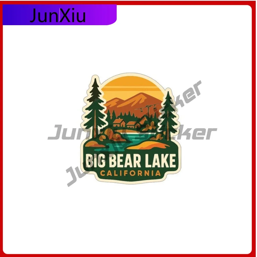 

Big Bear Lake California Sticker Vinyl Die-cut Decal City Landmark Design Stickers Rv Garden Decoration Outdoor Cover Scratches