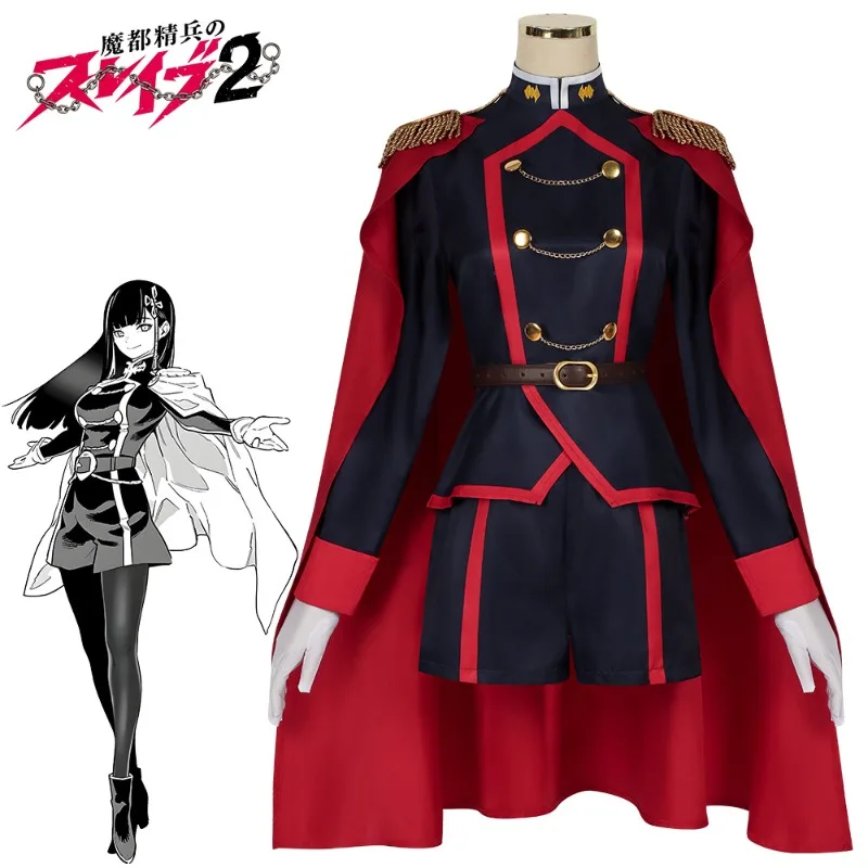 Kyouka Uzen Tenka Izumo Ren Yamashiro 코스프레 의상 Mato Seihei no Slave Battle Outfit 여성용 풀 세트 할로윈