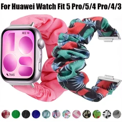 Elastic Nylon Strap for Huawei Watch Fit 3/4/4 Pro Breathable Replaceable Bracelet for Huawei Watch Fit 5 Pro/5/4 Belt Watchband