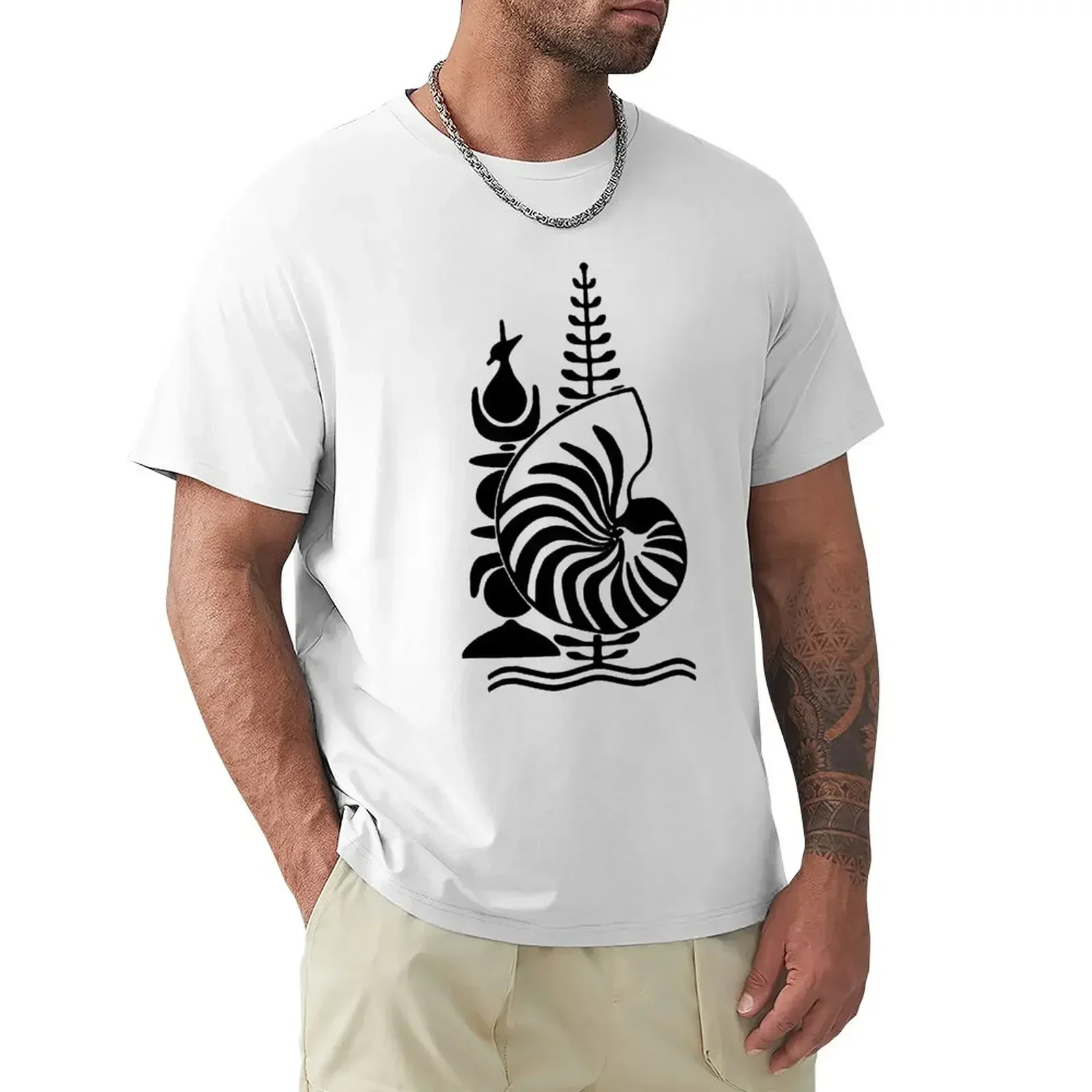 Emblem of New Caledonia T-Shirt graphic t shirts t shirt man heavyweight t shirts anime mens big and tall shirts