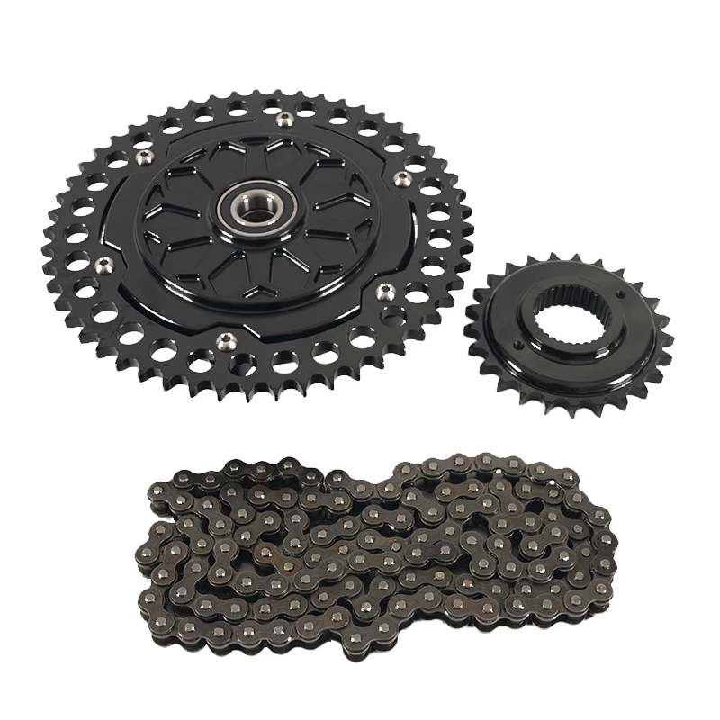 Motorcycle Steel Chain Drive Transmission Sprocket Conversion Kit For Harley Bagger Touring Twin M8 2009-2023