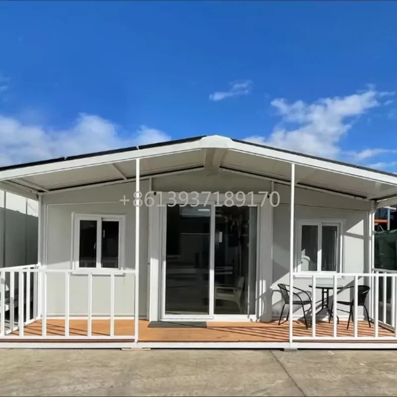Waterproof Expandable Container House 3 Bedrooms 20ft 40ft Luxury Homes Extended Expandable Container House