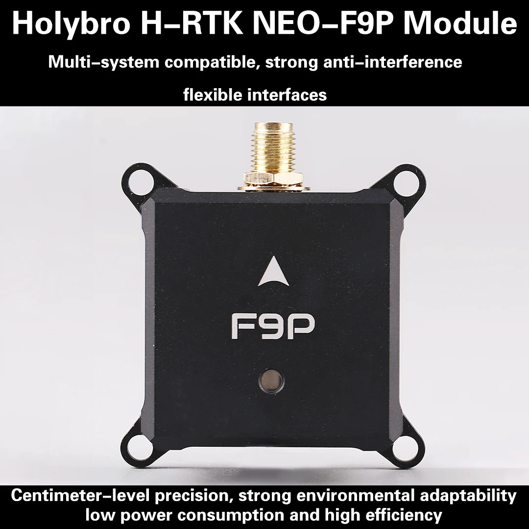 

Модуль Holybro H-RTK NEO-F9P, дифференциальный ровер и базовая станция для VTOL, самолетов с фиксированным крылом и мультироторных дронов