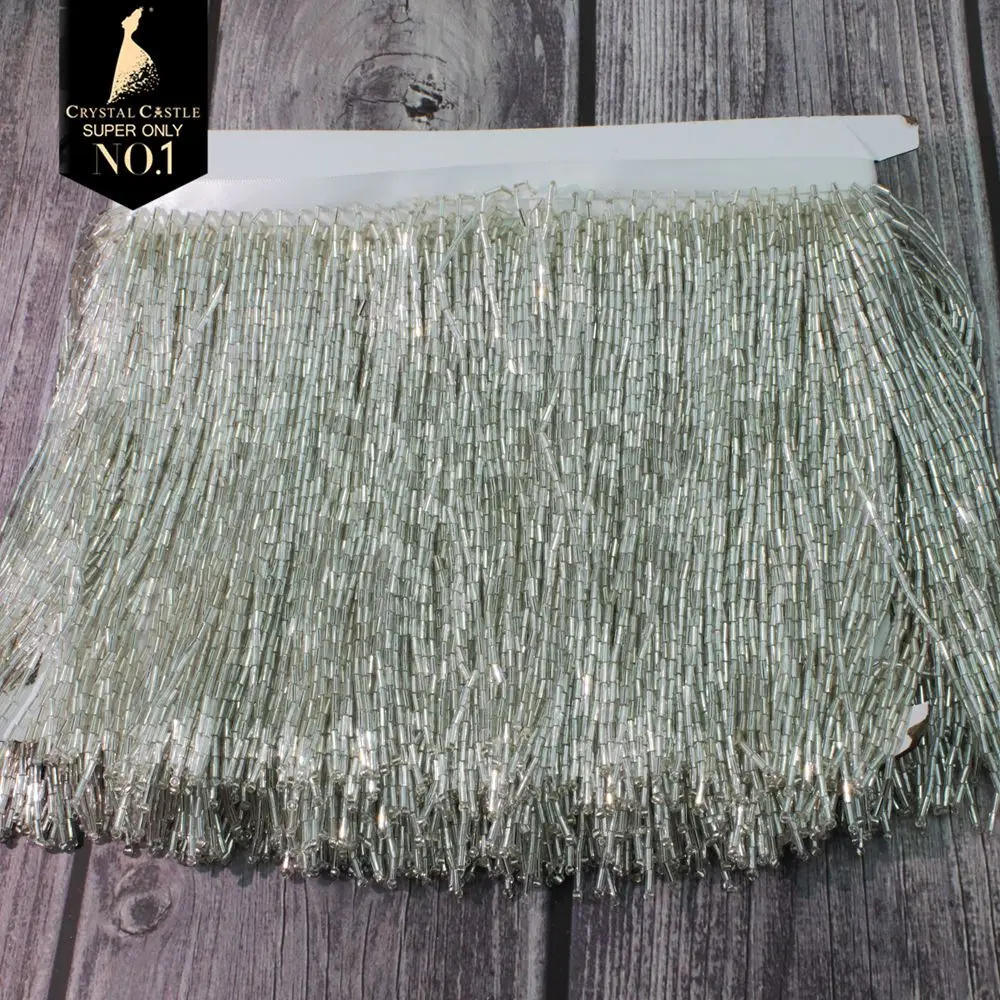 

Длинные стеклянные стразы, бахрома из бисера, швейные аксессуары, золотые декоративные отделки, бахрома для одежды, отделка кисточек для платьев