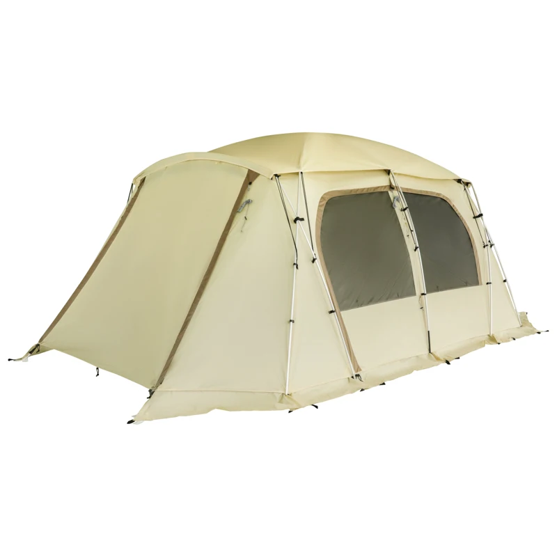 

For 10-12 Persons 4 Season Big Space Party Tents for Events Tent Outdoor Supplies Beach Travel Camping Tent Double Layer