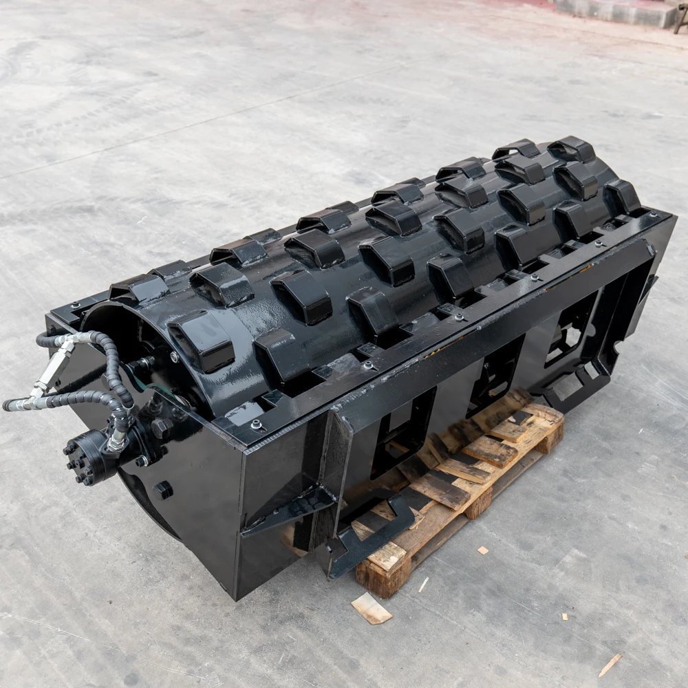 

Tracked Loader Compactor Wheel Attachment, Heavy Hydraulic Roller for Loaders, Factory Direct Supply Equipment,