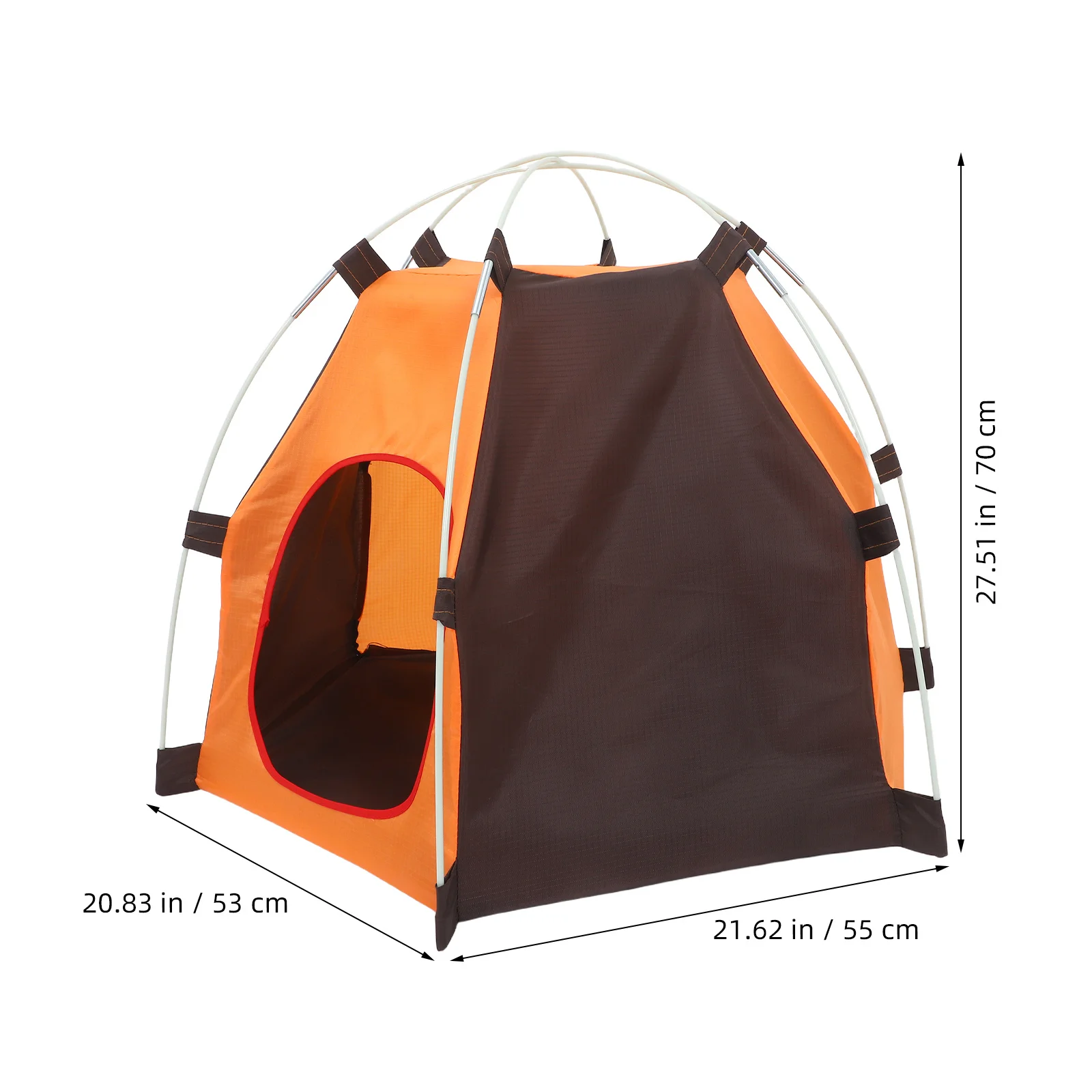 Opvouwbare draagbare huisdiertent Waterdicht Oxford-doek Binnen Buiten Hondenhuis Puppynest Kennel Kleine middelgrote huisdieren