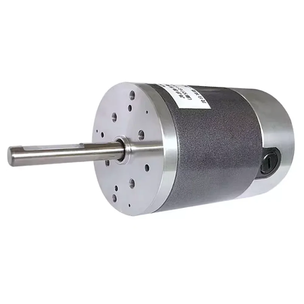 60MM High Speed Cotton Candy Machine DC Motor 12V 24V Permanent Magnet 50MM Long Shaft External Carbon Brush 60W 120W DIY Motor