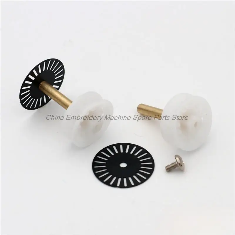 1pcs Bottom Inspection Wheel Alarm Wheel Sinsim Bottom Inspection Wheel Computer Embroidery Machine Accessories