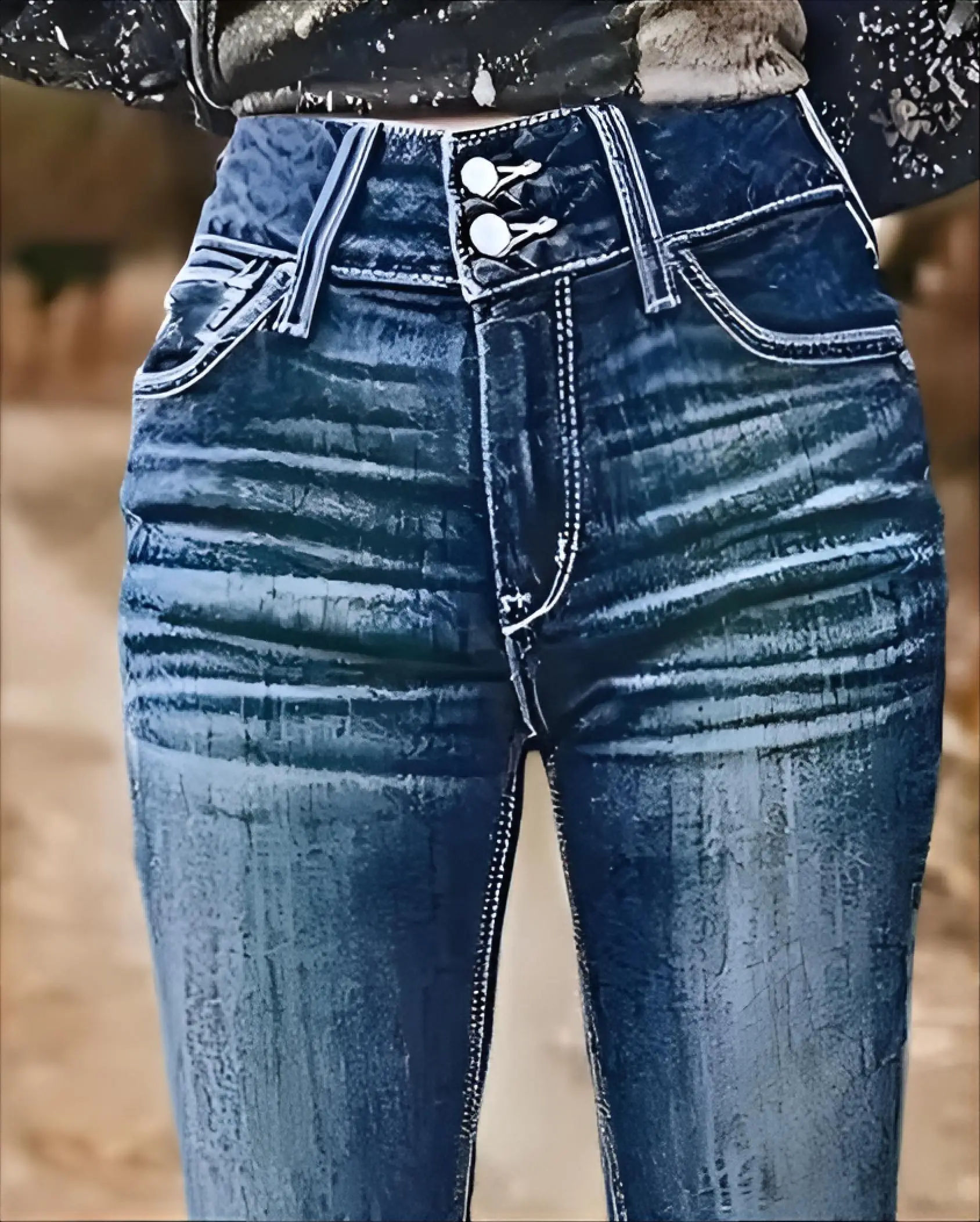 

Джинсы Bootcut, женские лоскутные джинсы с высокой талией, большие размеры, удобная ткань, элегантные карманные детали, эластичные женские джинсы-карго на шнурке