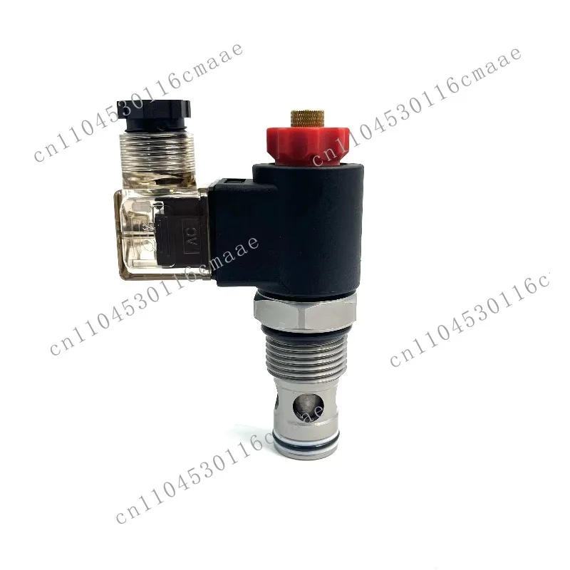 Hydraulic Cartridge Solenoid Valve OD153189D000000 DC 12V 24V AC 110V 220V Coil Normally Closed Pilot Operated