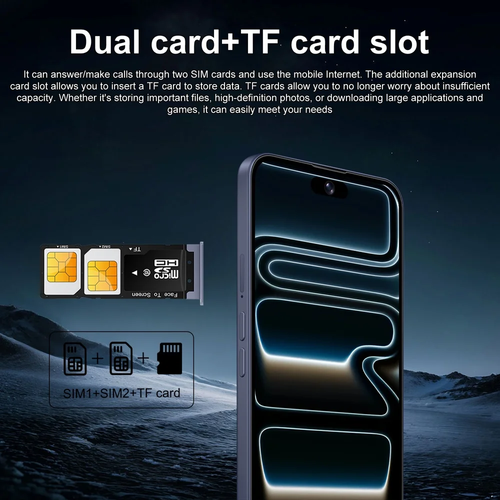 iFone 17 Pro Maxi Mobiltelefone Smartphone Android Smartphone 5G Handy 7,3" Original 22GB+2TB Gesichtserkennung Dual-SIM 7800mAh Generalüberholt – Detail 16