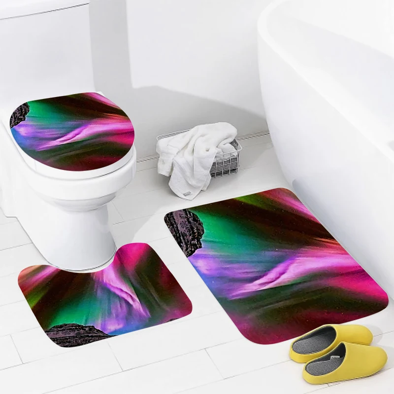 home bathroom floor mats Modern Nordic style Bath Foot mat modern bathroom accessories rug Toilet mat Bathtub anti-slip carpet