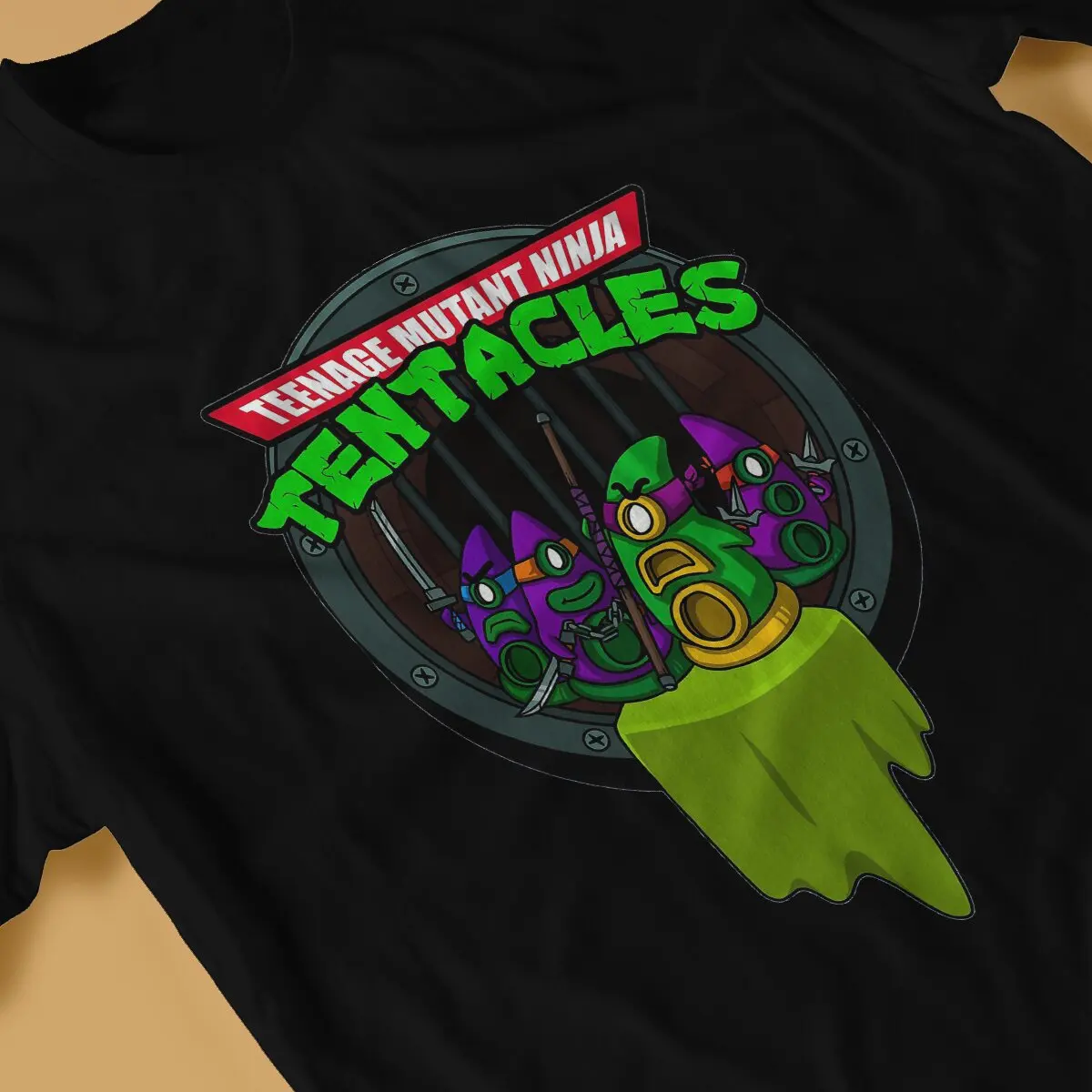 Teenage Mutant Ninja Tentacles  Unique TShirt Day Of the Tentacle Lucas Game Leisure T Shirt Hot Sale T-shirt For Adult