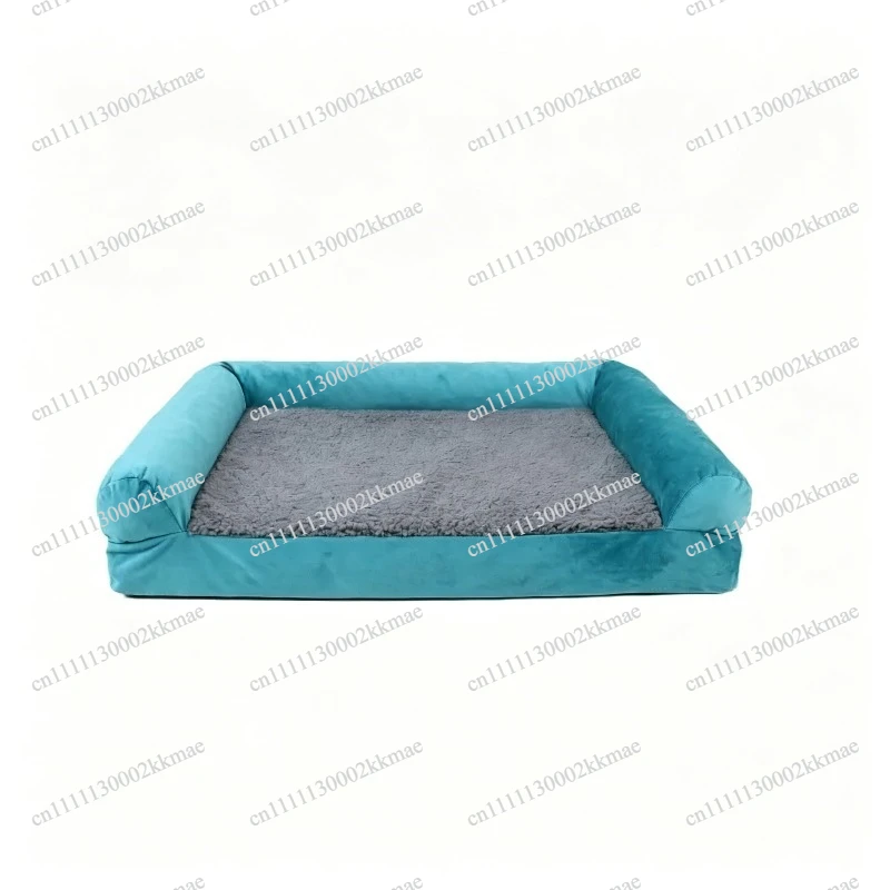 Suede cotton fleece waterproof removable and washable kennel pet four seasons sofa bed medium and large cat nest