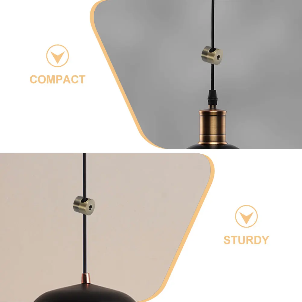 

4pcs Wire Fixer Swag Hooks Ceiling Hanging Lights Cable Electrical Cord Simple Color Versatile Metal Light Hook Retro Lamp