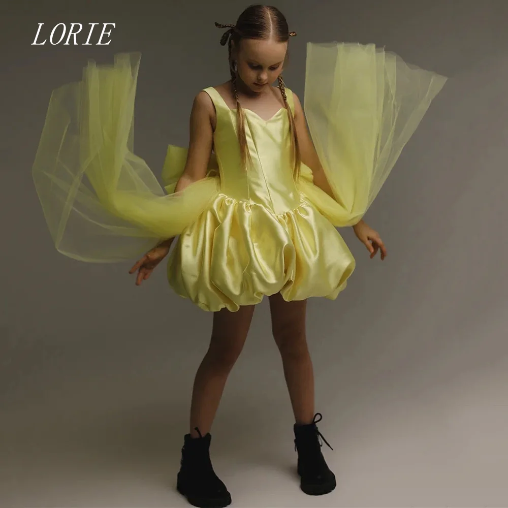 

LORIE Sweet Luxury Dress For Girls ScoopShort Girl Communion Birthday Gowns Sweetheart Child Ceremony Girl Dress Customized 2026