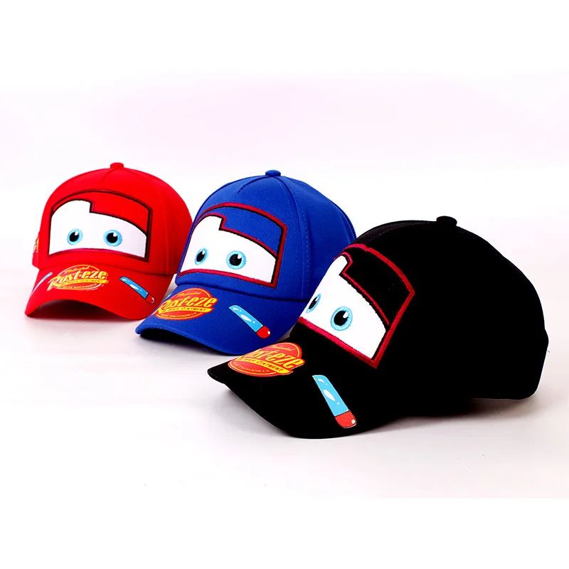 Boy Girl Baseball Cap Spring Summer Children Cute Hat Cartoon Pixar Cars Lightning McQueen 95 Kids Popular Hip Hop Snapback