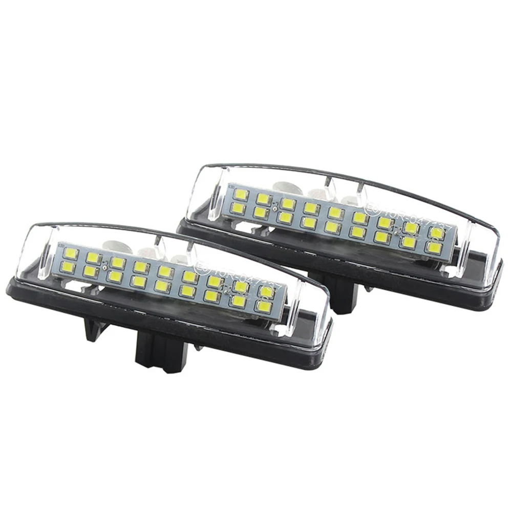 2pcs CANBUS LED License Plate Light Car Number Lamp Tail For Lexus Is200 Is300 Ls430 Gs300 Gs430 Gs400 Es300 Es330 Rx300