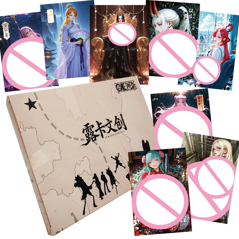 

One Piece Collection Cards Exquisite Colored Paper Series Classic Anime Figure Unique Visual Art Rare Cards Booster Box Fun Gift