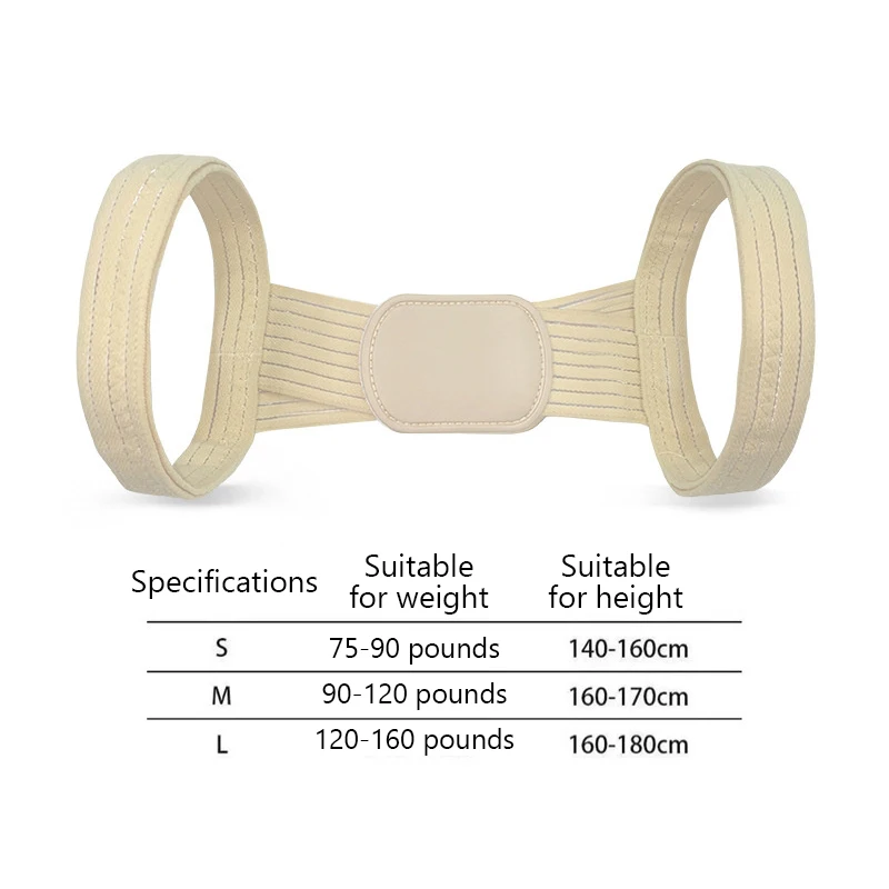 New Adult Children Back Posture Corrector Clavicle Back Support Correction Back Straight Shoulders Brace Strap