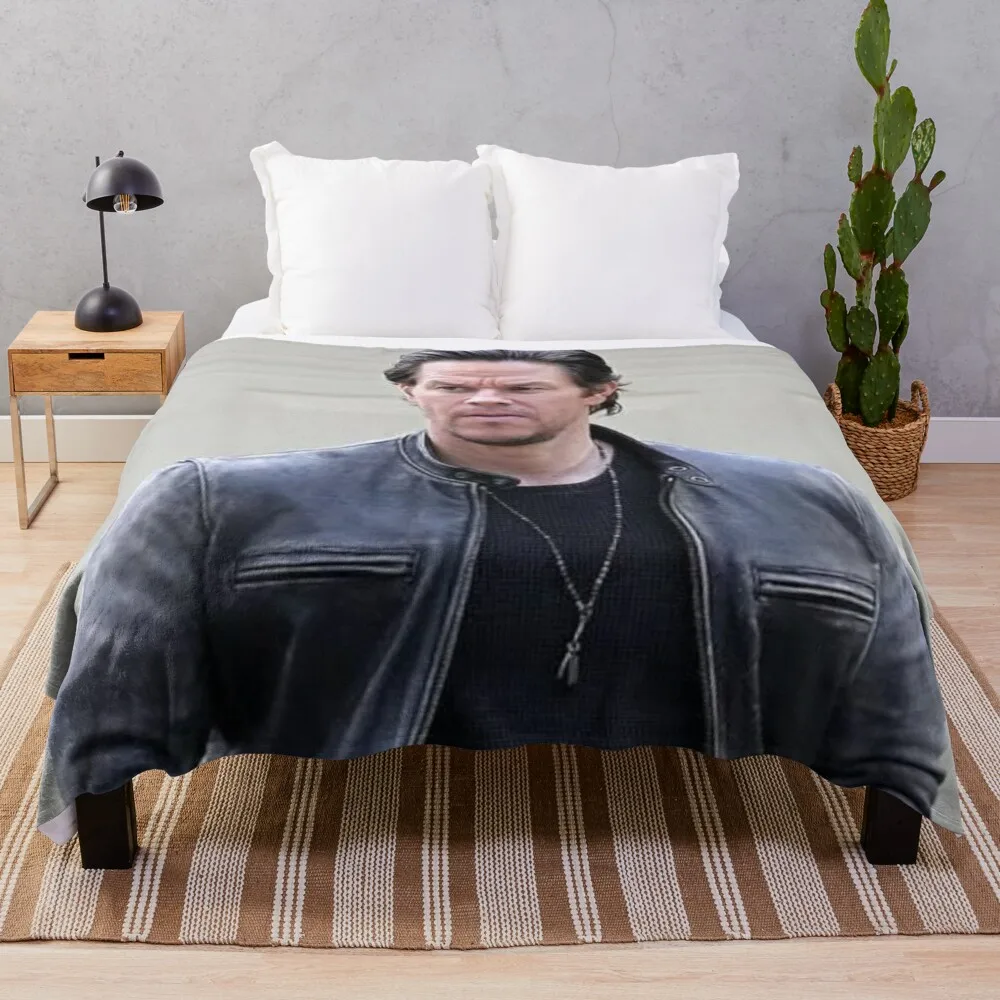 mark wahlberg Throw Blanket Winter bed blankets sofa