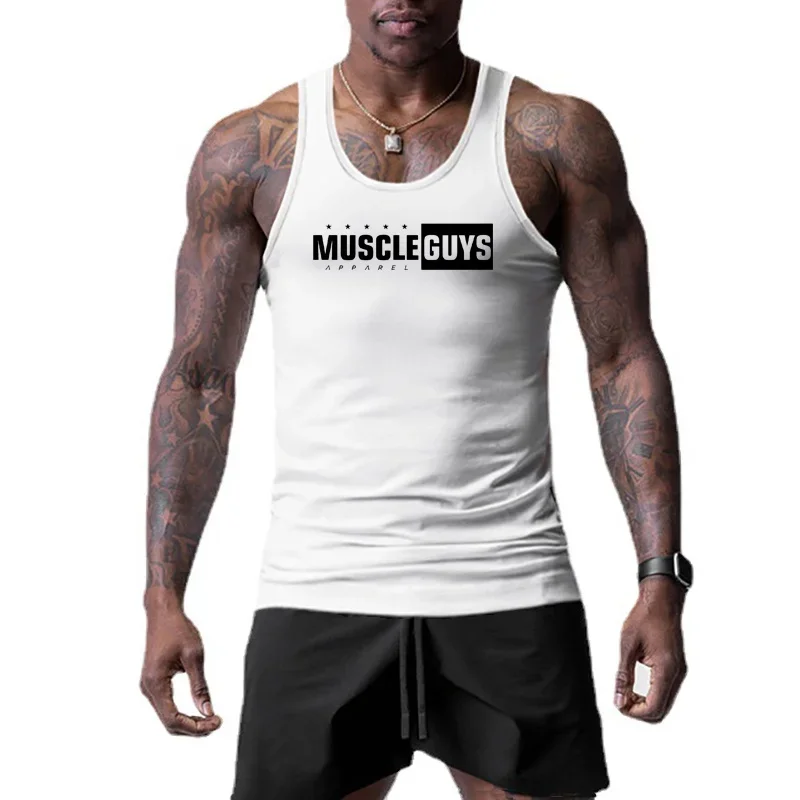 Mens 2023 New Mesh Breathable Fitness Tank Top Clothing Quick Dry Work Vest Korean Boxing Muscle Sleeveless Singlets