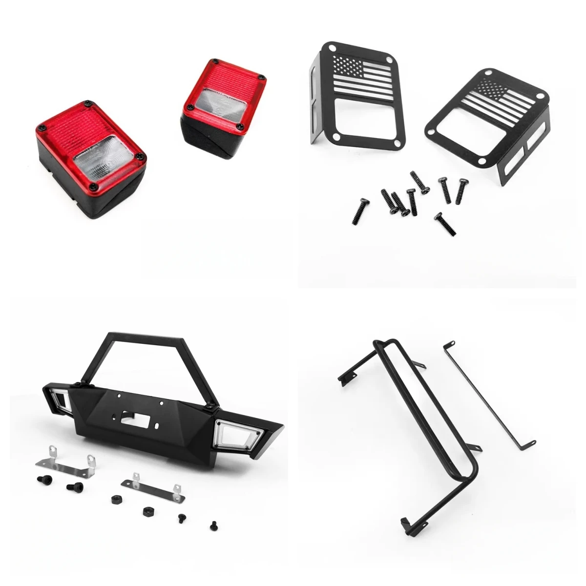 

CChand Axial SCX10 ii AXI90027/AXI90035 Детали Jeep Wrangler для масштаба 1/10, игрушки с дистанционным управлением, аксессуары, RC Rock Crawler Truck