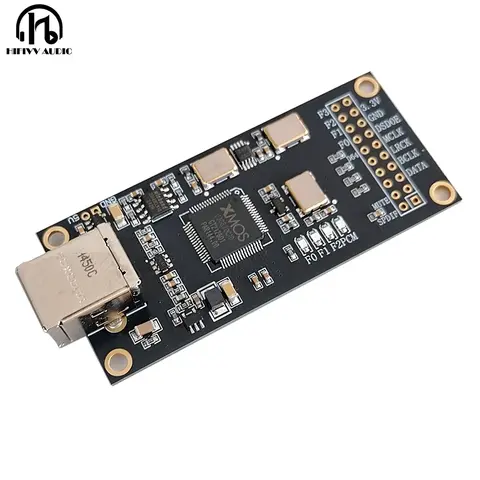 Streamer Audio HI FI USB DAC Ljudkort XMOS XU308 Förstärkare DIY-avkodning USB till I2S digitalt gränssnittskort 384kHz/32bit DSD256 12 best sales julafton - №1