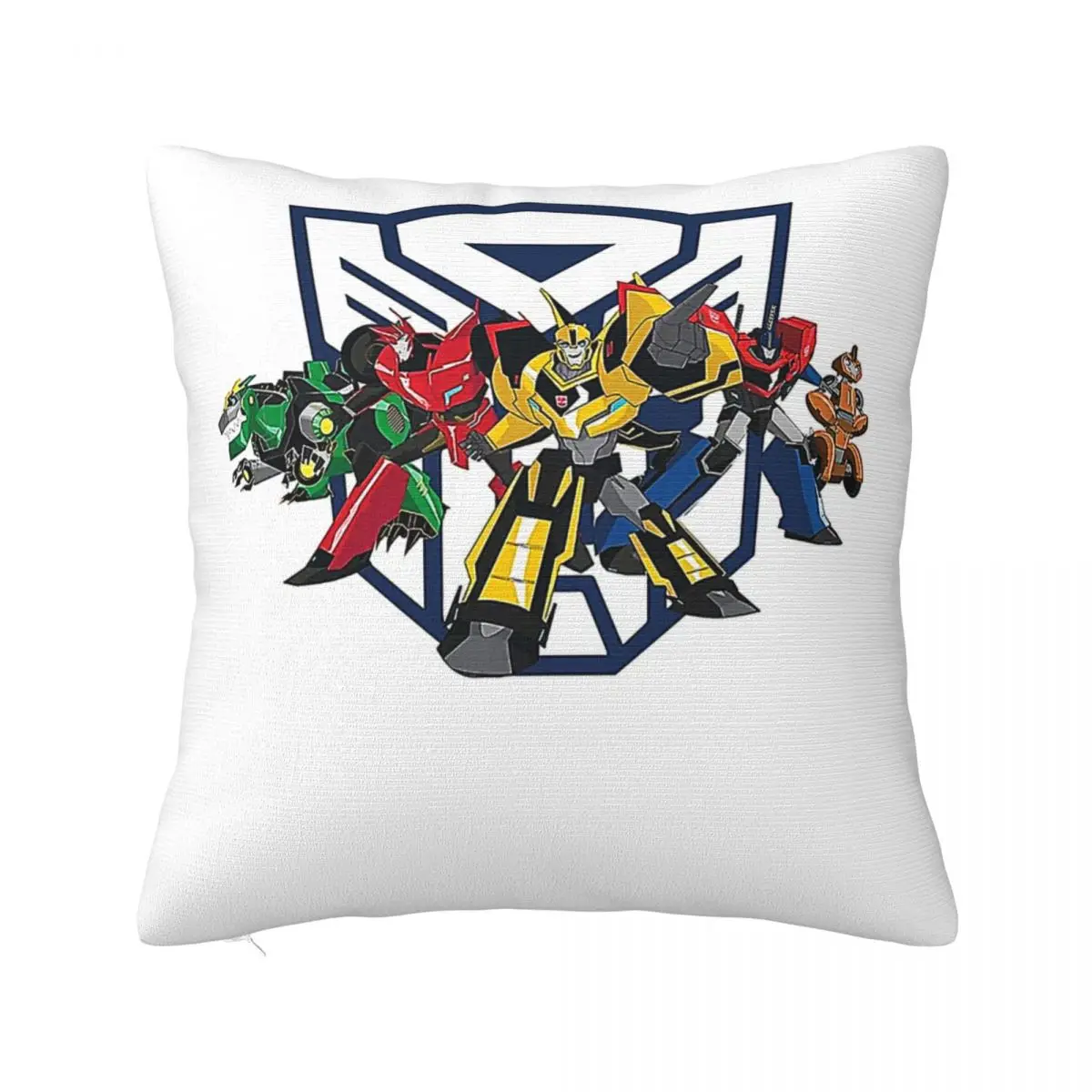 Transformers Autobots White Square pillow