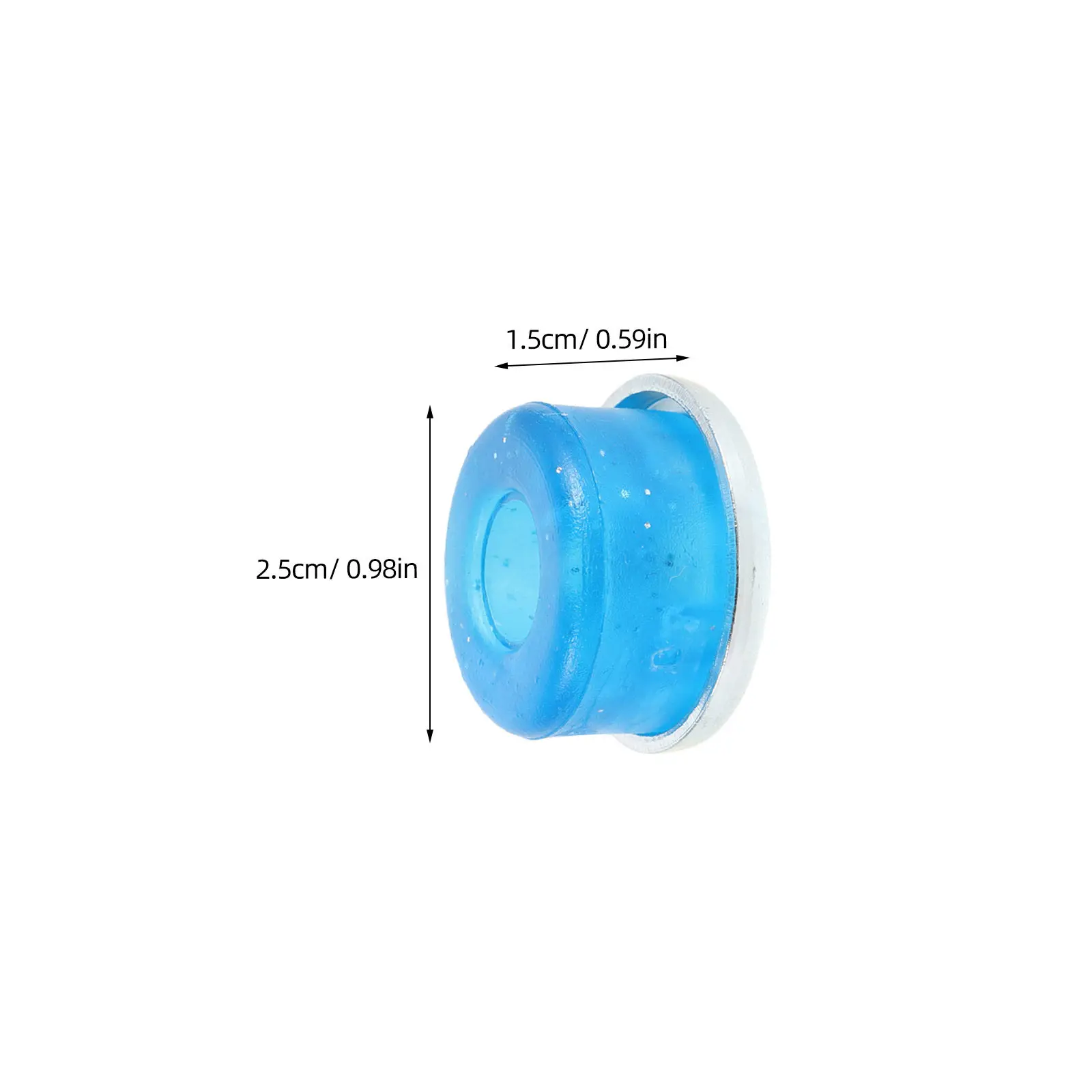 8Pcs Roller Skate Shock Absorbers PVC Bushings 95A Hardness Quad Skates Double-Row Impact Protection Skateboard Cushions - view 5
