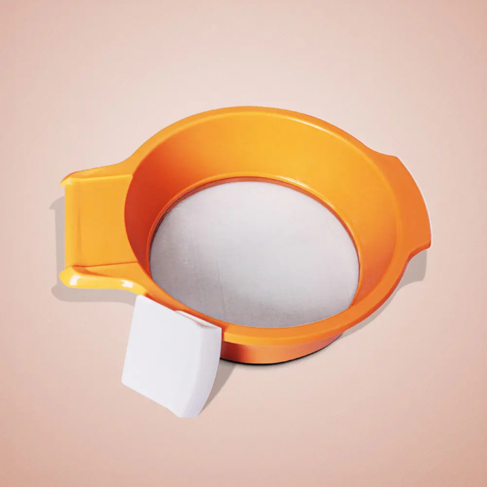 

1pc Round Soil Sieve Gardening Baking Flour Sifter Fine Mesh Strainer Kitchen Powder Sieve High Grade Practical