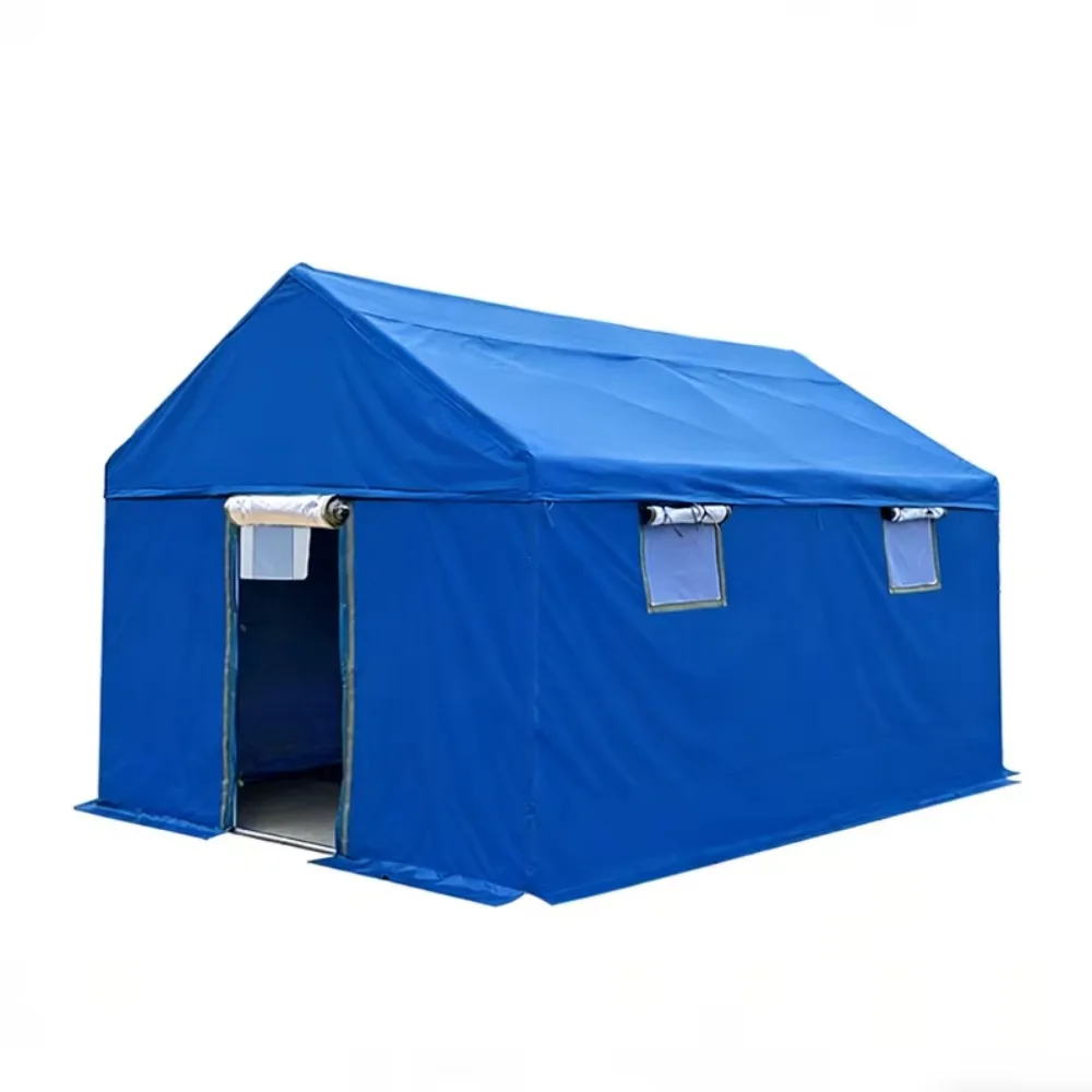 

Professional Waterproof Four-Season Emergency Disaster Relief Tent-Reinforced Double-Layer Oxford Fabric for All-Weather Outdoor