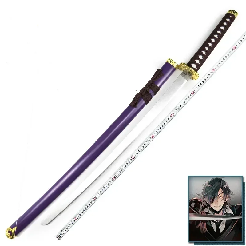 [Funny] 100cm Cosplay Touken Ranbu Online Oo Kurikara weapon Wooden Japan Samurai Sword model Anime Costume party gift toy