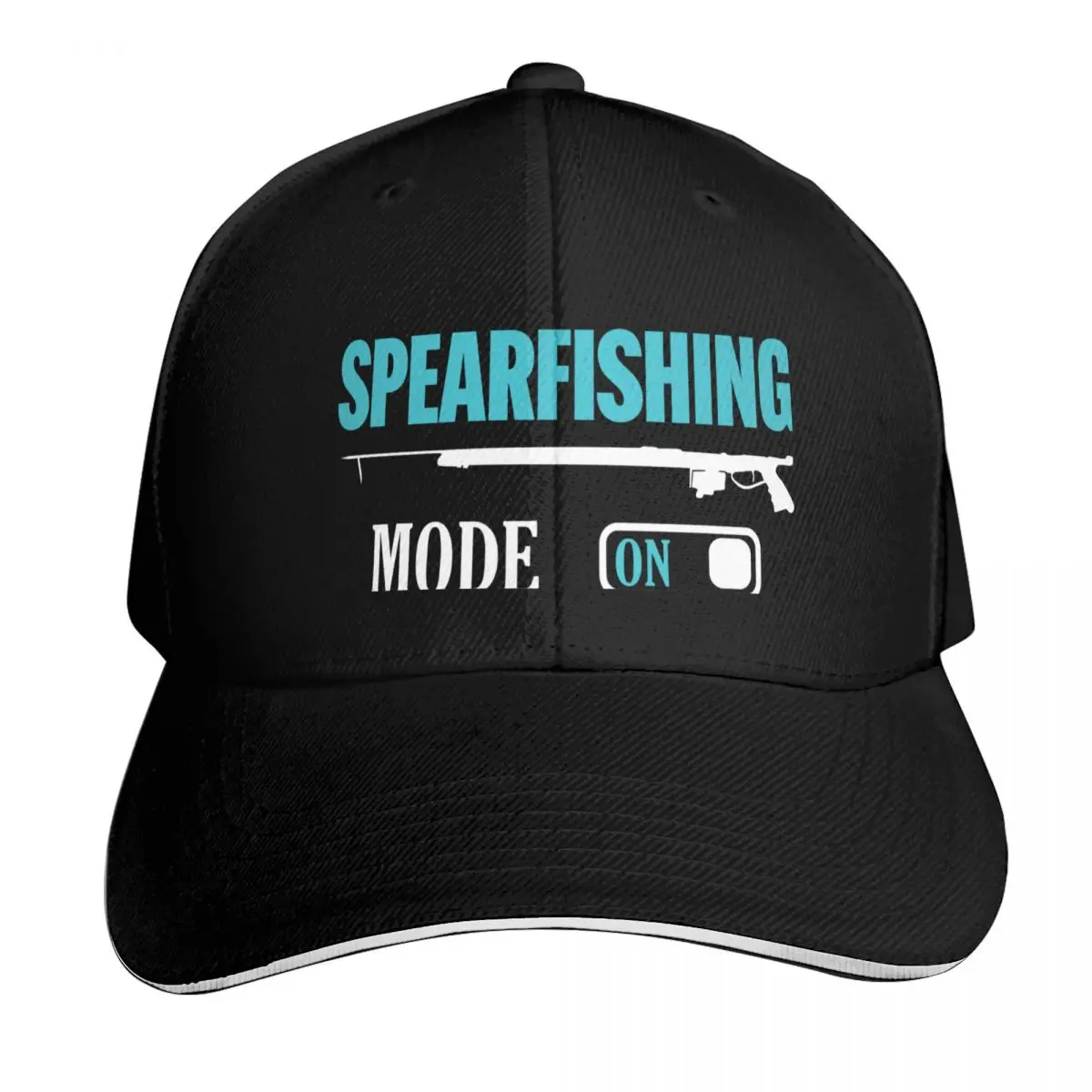 Spearfishing Mode On Baseball Cap Gift for Him Her Casual Daily Wear Quick Dry Performance