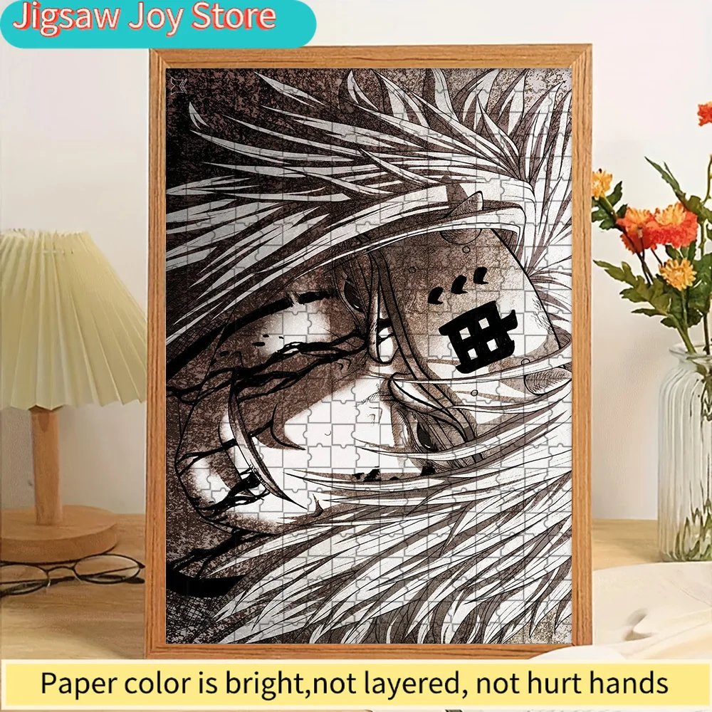 

Пазл с изображением персонажа Пейна из аниме/манги «Наруто», выполненный в стиле манга, с высококачественной печатью, четким изображением и гладкими деталями без заусенцев.