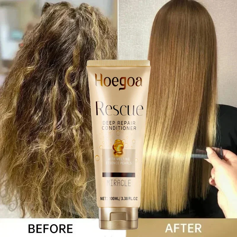 Collagen Keratin Hair Mask Dual Oil Control Moisturizer Conditioner Soft Smooth Frizz Damaged Repair Revitalize HairCare Product