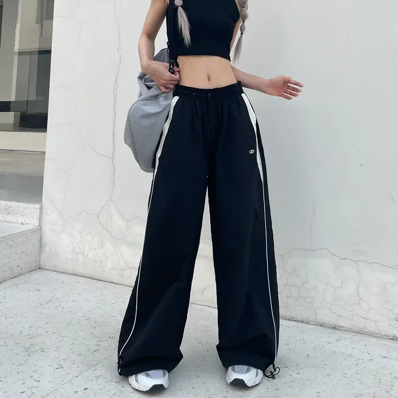 

Jogger Women Streetwear Fashion Wide Leg Pants Korean Harajuku Sweatpants Loose Casual Trouers Pantalon Femme 2023 New Bottoms