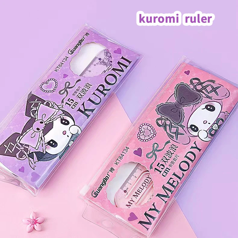 sanrio Stationery back to school useful school supplies Architecture Drawing materials kuromi gift school rules Carpentry ruler