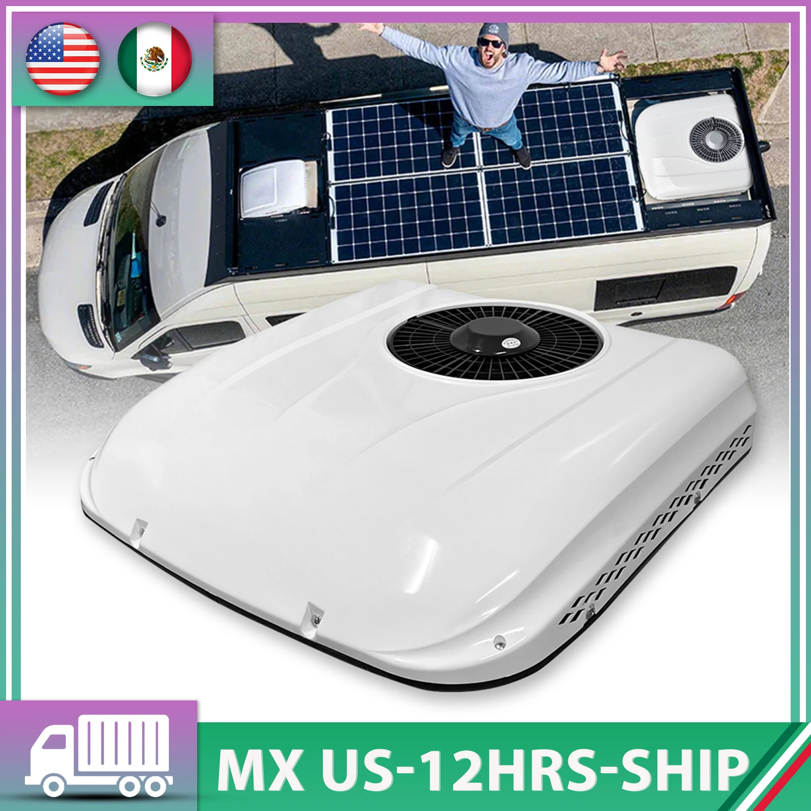 

Air Conditioner 12V For Truck RV Rooftop Refrigeration Electric Motorhome Camper Van Caravan Car Parking Air Conditioning 24V