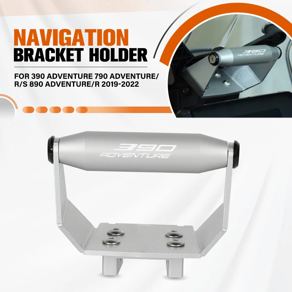 

For 390 Adventure 790 Adventure/R/S 890 Adventure/R 2019 2020 2021 2022 Navigation Bracket GPS Smartphone Holder Windshied Mount
