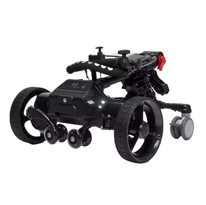 

Тележки для гольфа с дистанционным управлением Golf Caddy, 36-45 отверстий, емкость аккумулятора, электрическая складная черная тележка для сумки для гольфа с двигателем