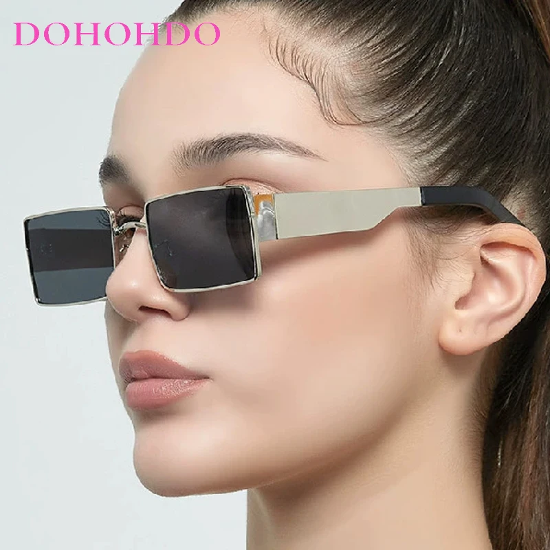 

Classic Punk Square Metal Leg Women Sunglasses Luxury Designer Shade Men Sunglass Driving Traveling Fashion Eyewear UV400 Lentes