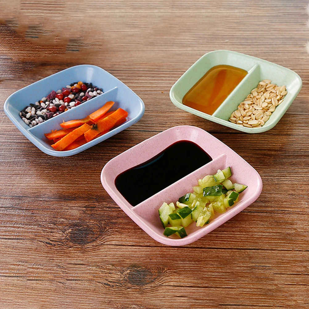 

20pcs Appetizer Serving Tray Spice Dish Snack Dishes Plate Reusable Sturdy Resistant Stains Scratches Breakage