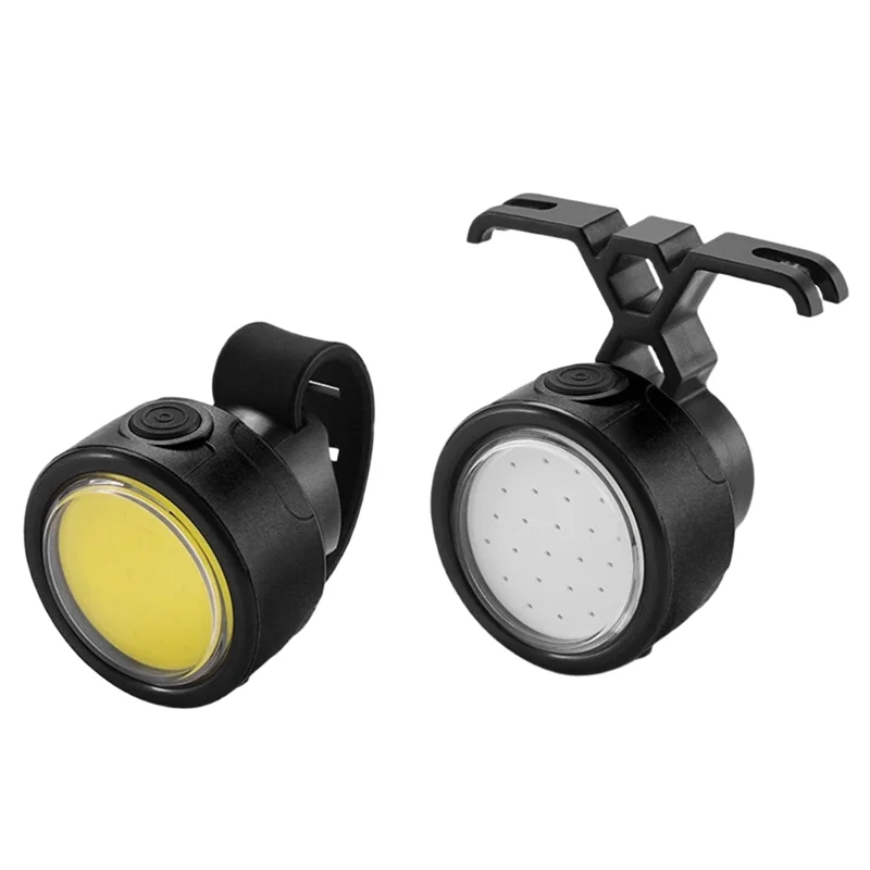 A79E-مصباح ركوب الدراجات أضواء أمامية للدراجة LED المصباح بطارية تعمل بالطاقة مقاوم للماء مصباح الدراجة المصابيح الخلفية لمبة خلفية تحذير #5