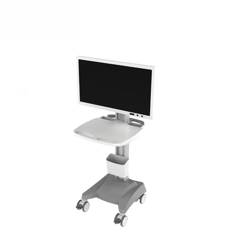 Optional Accessories, Support, Mobile Nurse Workstation with Medical Silent Wheels, Medical Cart