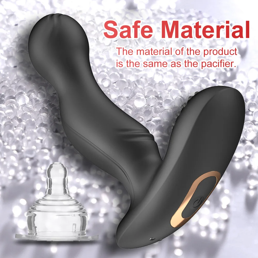 Prostate Massager Masturbators Anal Vibrator Butt Plug for Men Vibrator Anal Plug G-Spot Stimulate Gay Sex Toys For Adults 18+