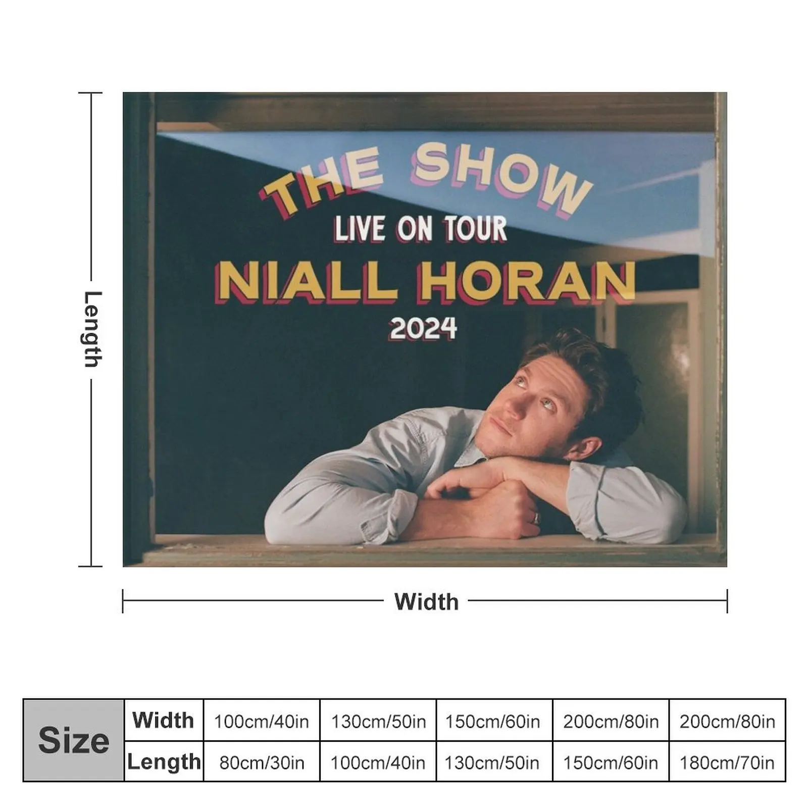 Naunl Niall heartbreak North American Tour 2021 Throw Blanket Flannel Decorative Sofas Blankets